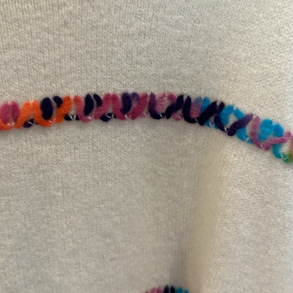 Staccato Always In The Lead White Sweater L - Picture 4 of 7